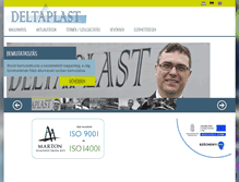 Tablet Screenshot of deltaplast.hu